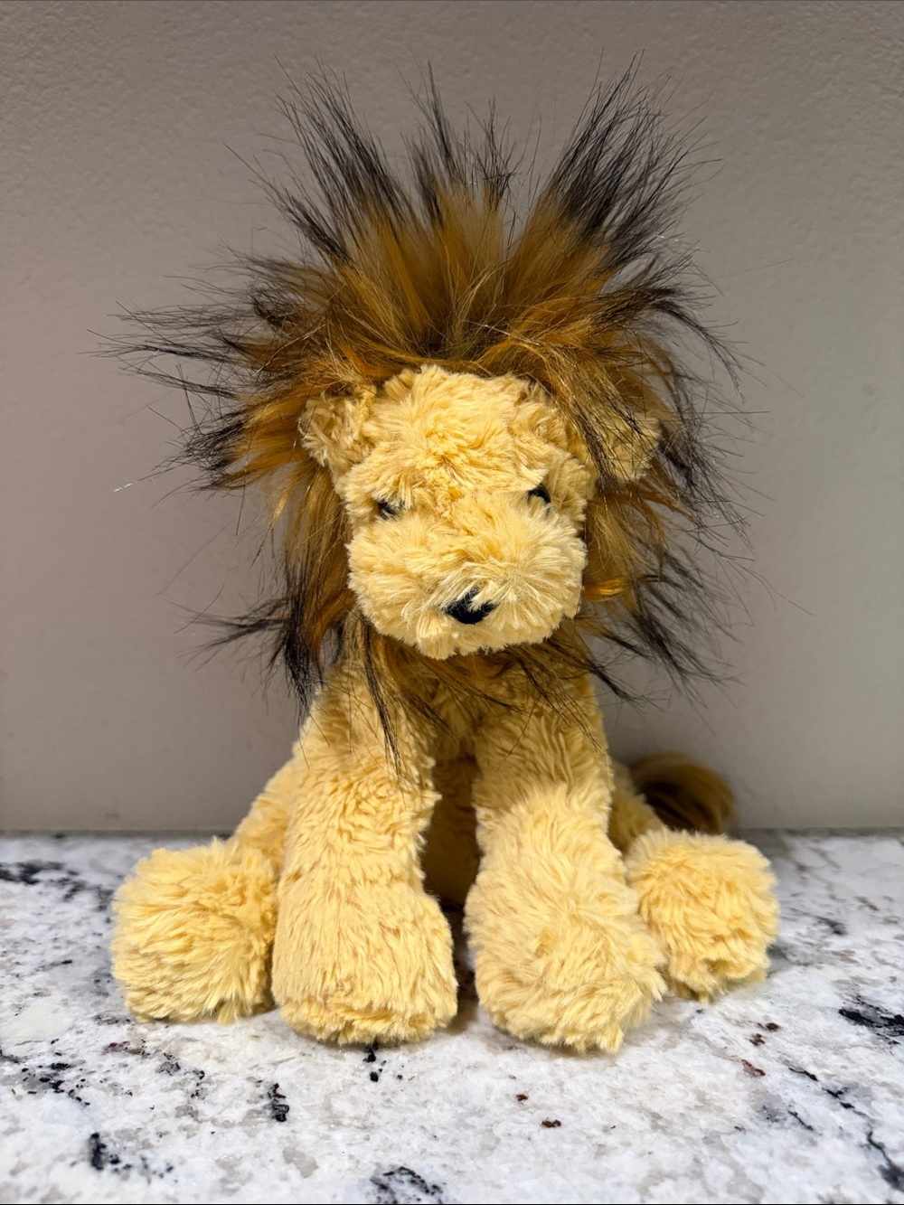 Gund Plush Lion - Yellow Body with Brown Tipped Mane
